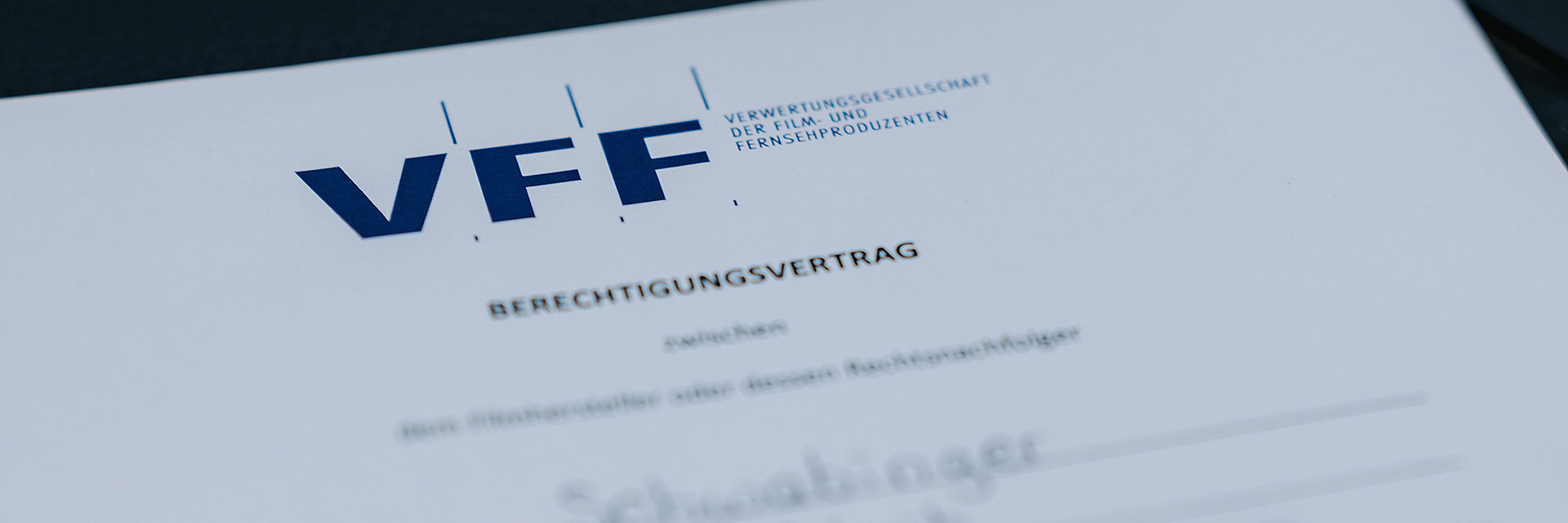 VFF Berechtigungsvertrag